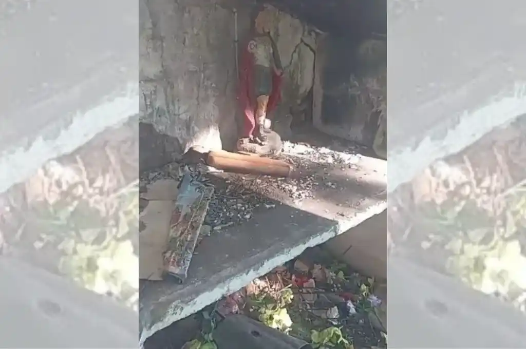 Vandalizaron una capilla en San Critobal