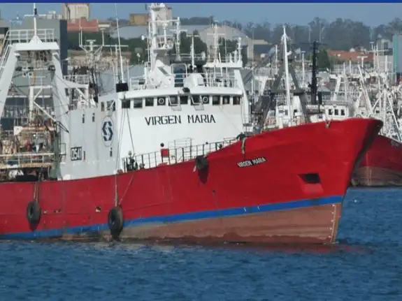 El hecho ocurrió este jueves por la mañana, a bordo del buque “Virgen María”