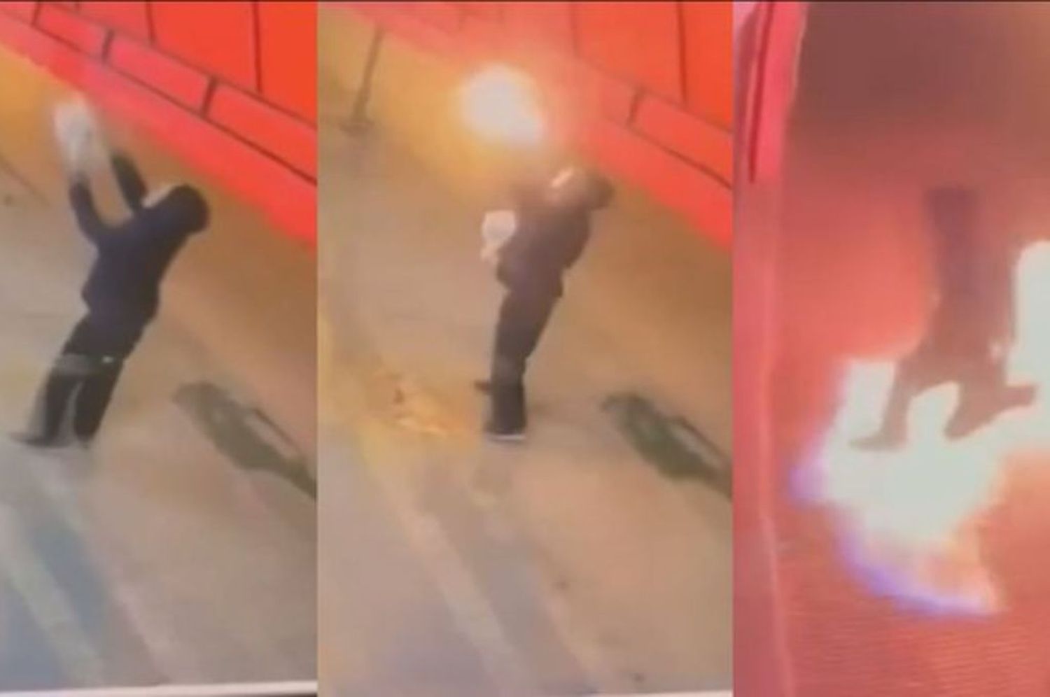 Insólito: quiso incendiar un almacén en Zárate y se prendió fuego a sí mismo