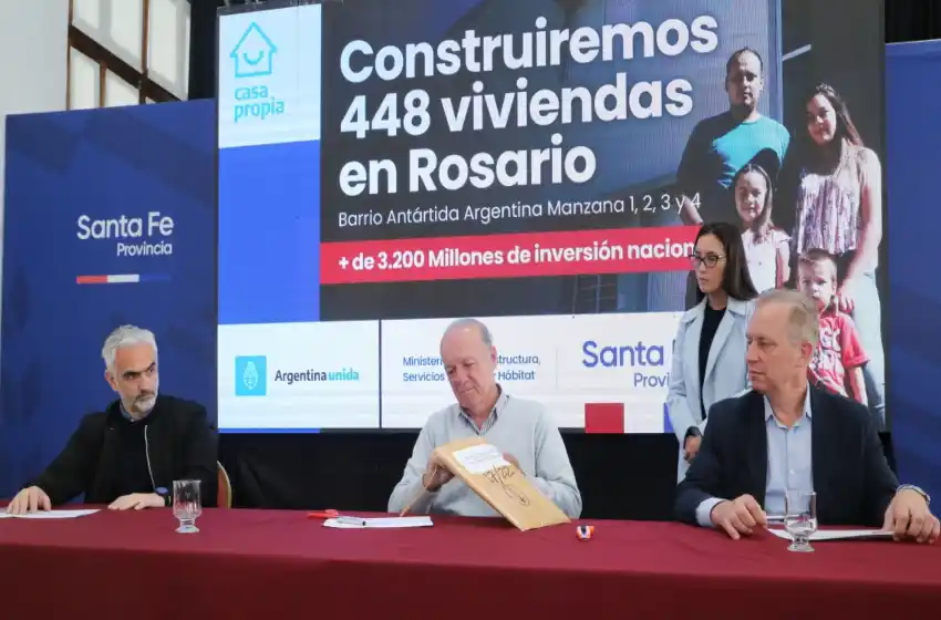 La provincia licitó la construcción de más de 400 viviendas en Rosario