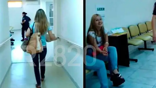 Llevaron a Nahir Galarza a un sanatorio y fue el centro de todas las miradas