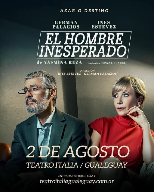 Excelente puesta en escena del "Hombre Inesperado" en el Teatro Italia