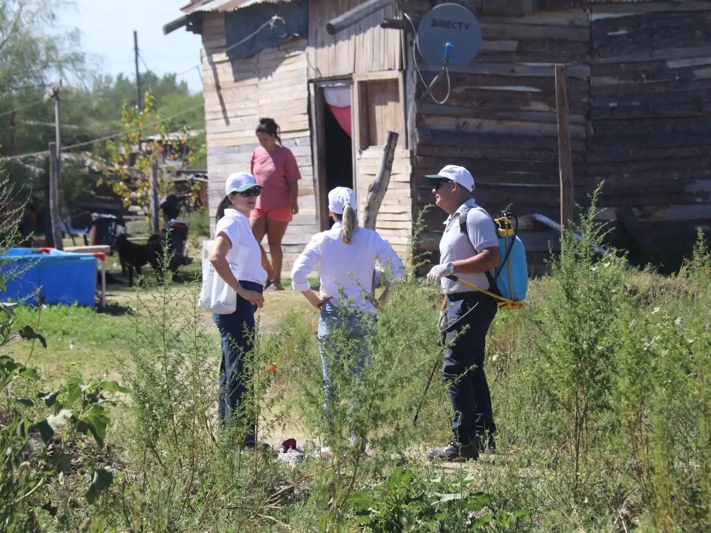 Iniciaron un abordaje sanitario y ambiental en el barrio Los Espinillos