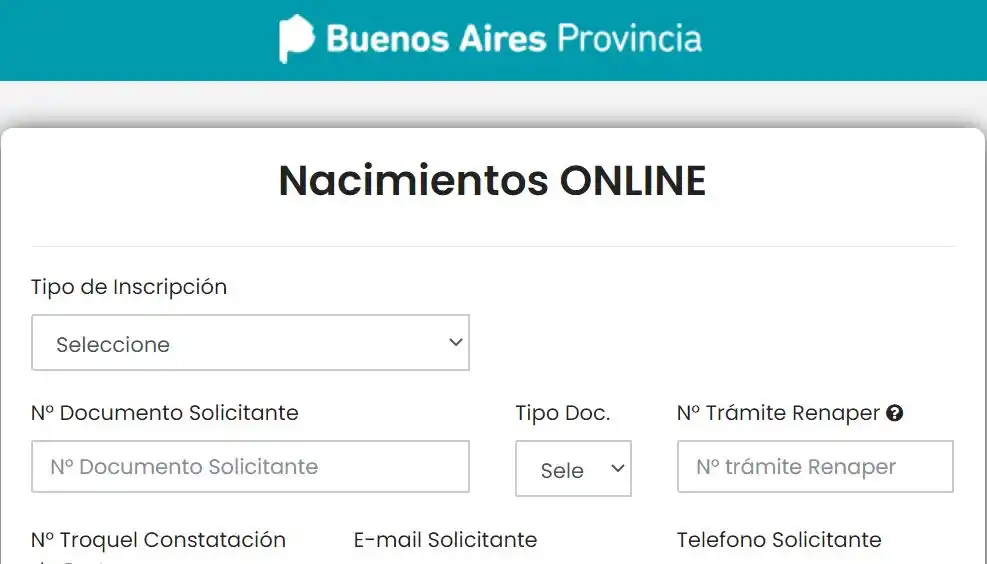 Cómo funciona el nuevo sistema online para autogestión de partidas de nacimiento