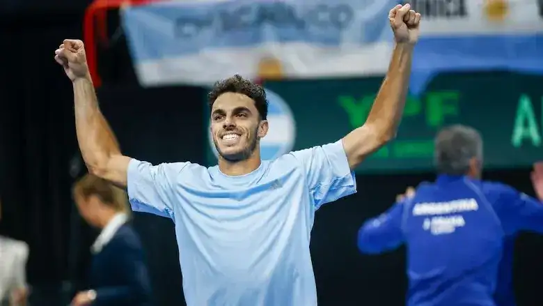 Francisco Cerúndolo fue el dueño del primer punto del equipo argentino de Copa Davis
