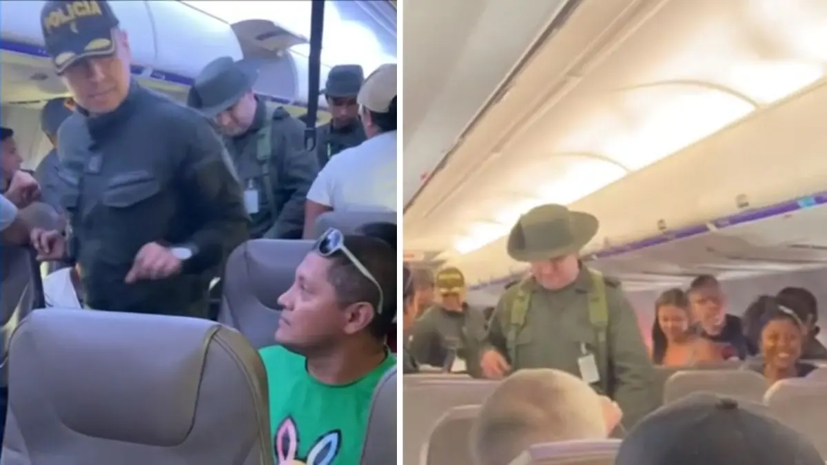 Pasajero capturado por robar en pleno vuelo de Avianca