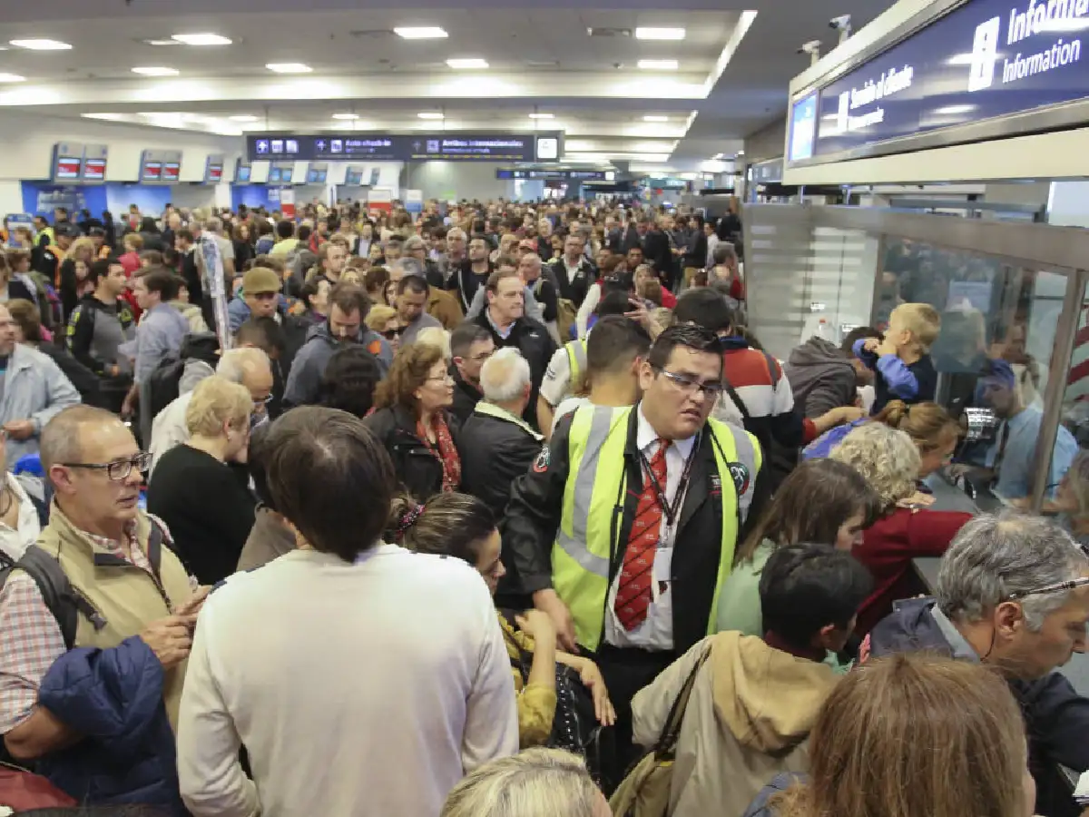 Por una falla en el sistema no salen vuelos desde Aeroparque