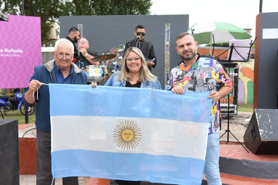 Festejo en el barrio Malvinas Argentinas