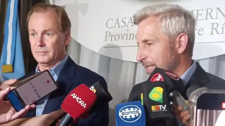 Gustavo Bordet y Rogelio Frigerio mantuvieron la primera reunión de transición: “Ha sido un encuentro interesante y productivo”