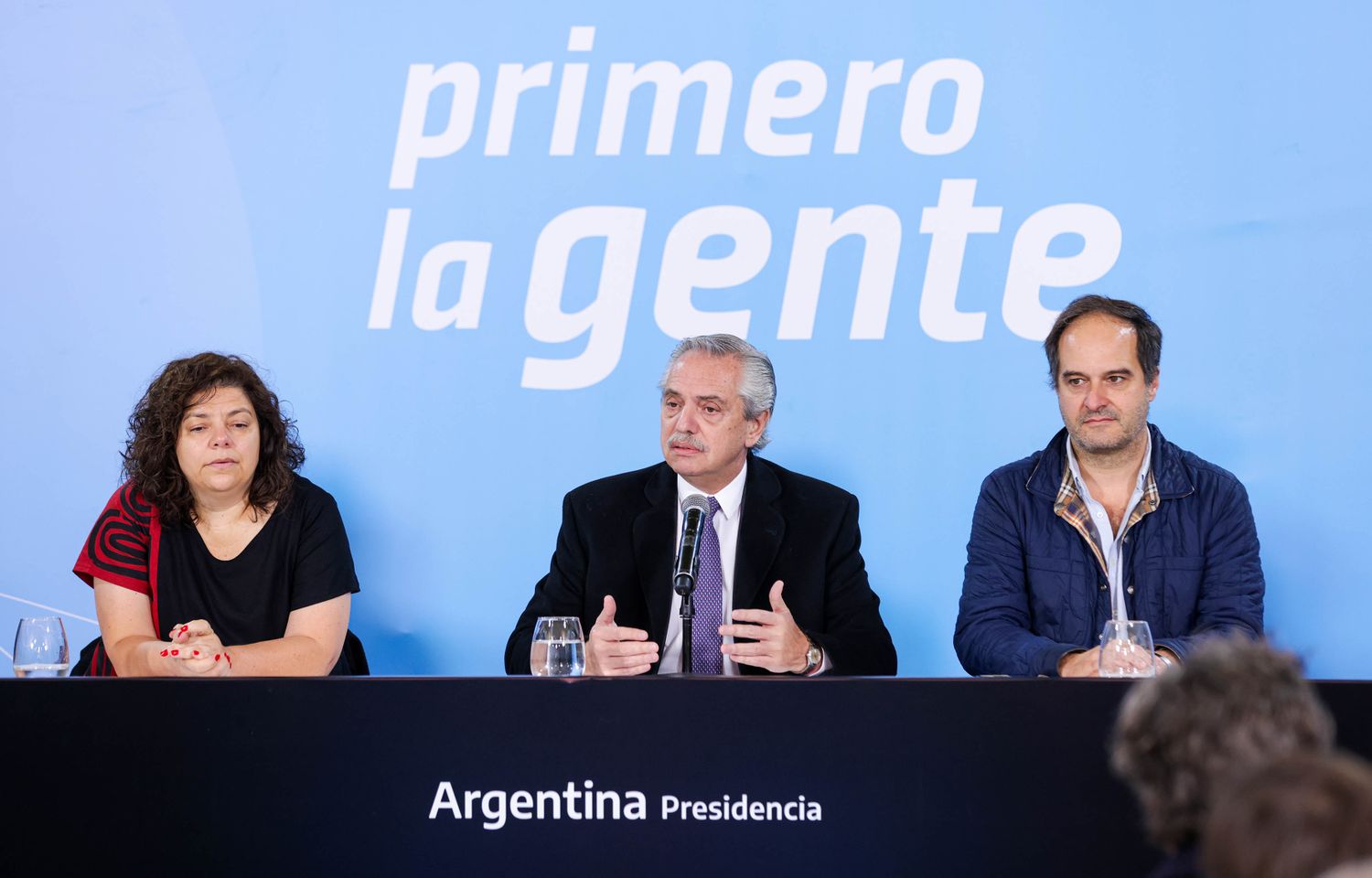 Alberto Fernández presidió el acto en la ex Colonia Nacional Montes de Oca.