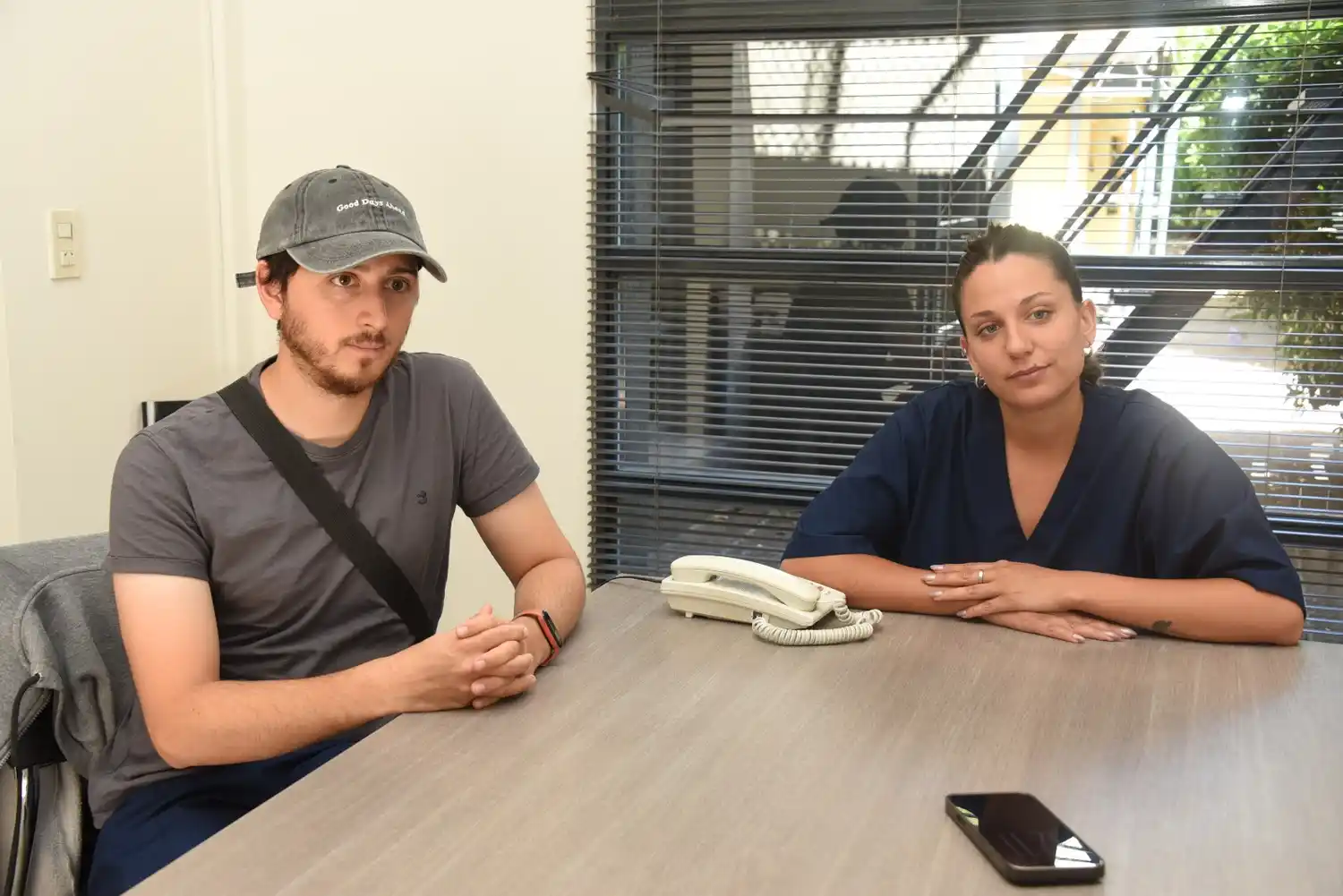 Sebastián Arconetti y Tatiana Figueroa, integrantes del equipo de Adoptame Tandil.