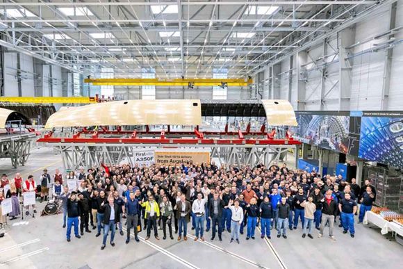 Sections of the First Airbus A350F Arrive in Hamburg, Marking a Key Milestone