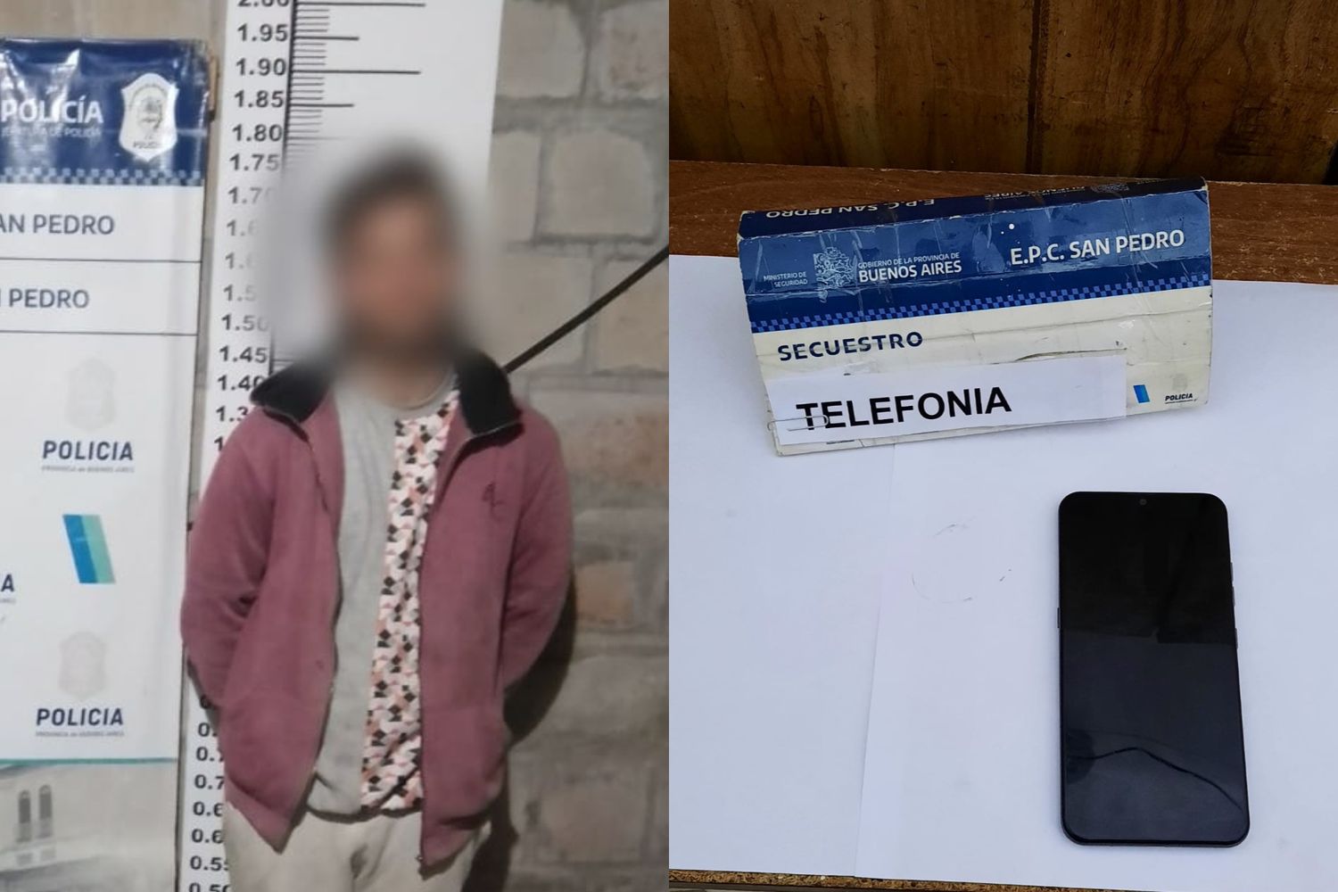 Robó un celular de un comercio y lo detuvieron