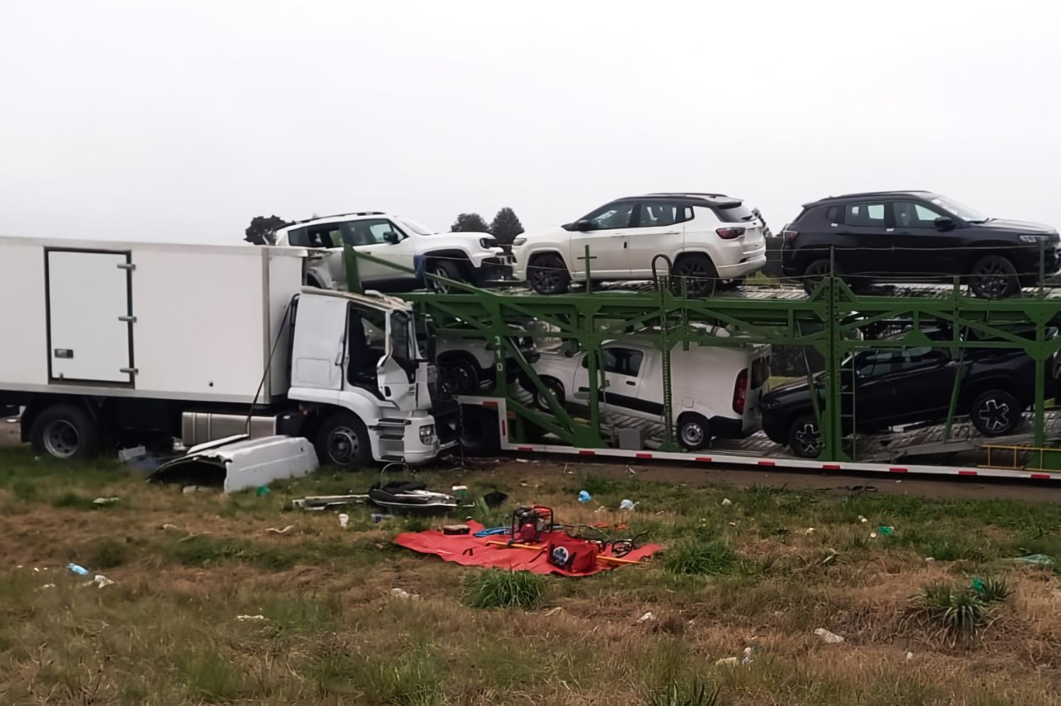 Accidente en ruta 9: murió un camionero en el kilómetro 176
