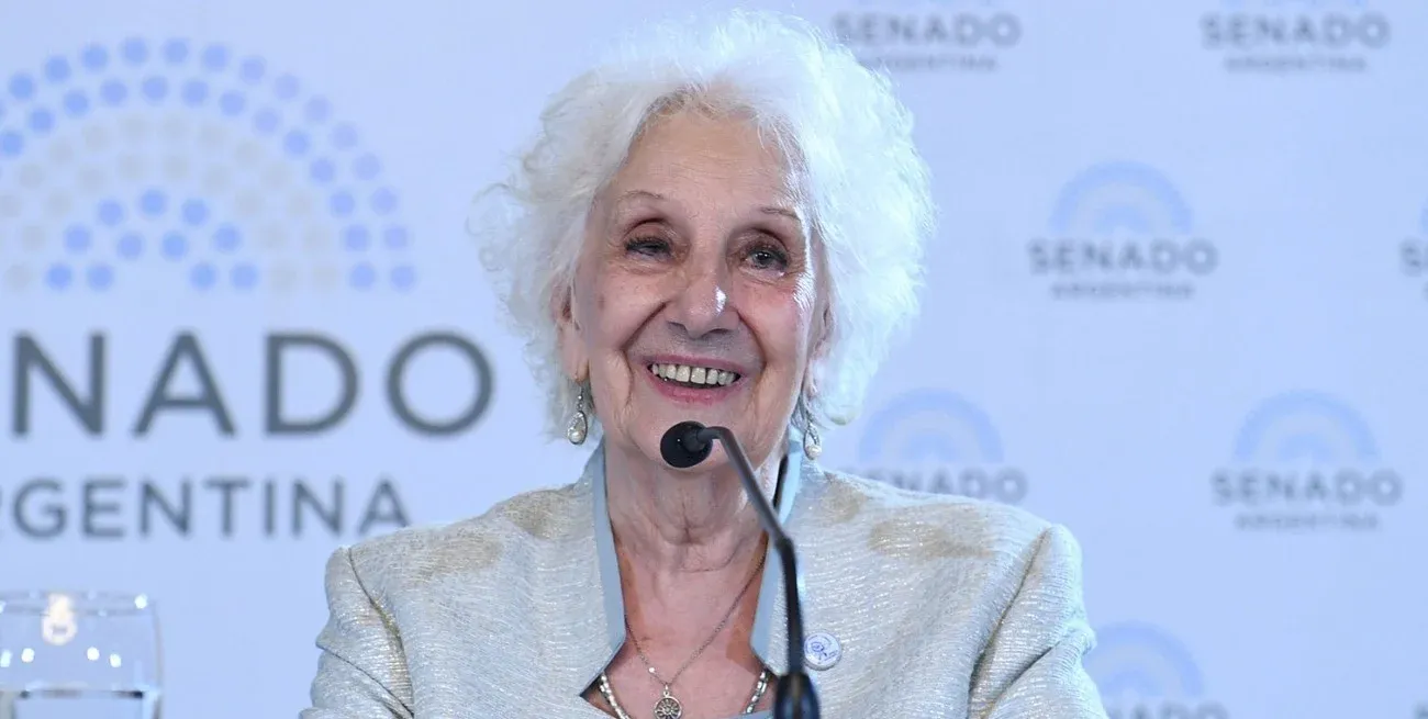Estela Carlotto criticó la designación de Presti como ministro de Defensa