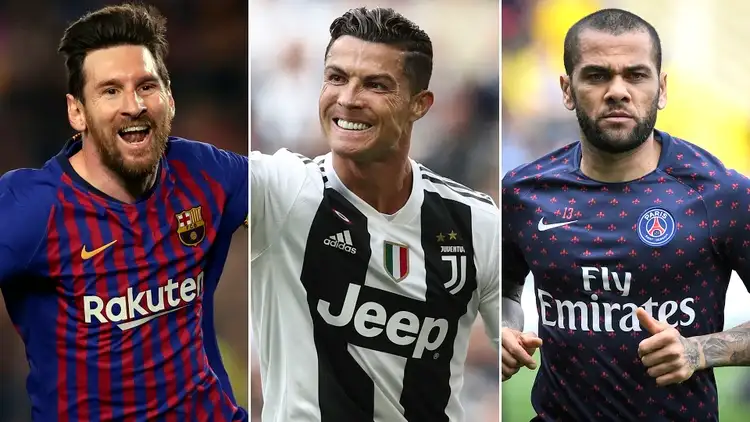 Messi se alejó de Cristiano y va en busca de Dani Alves