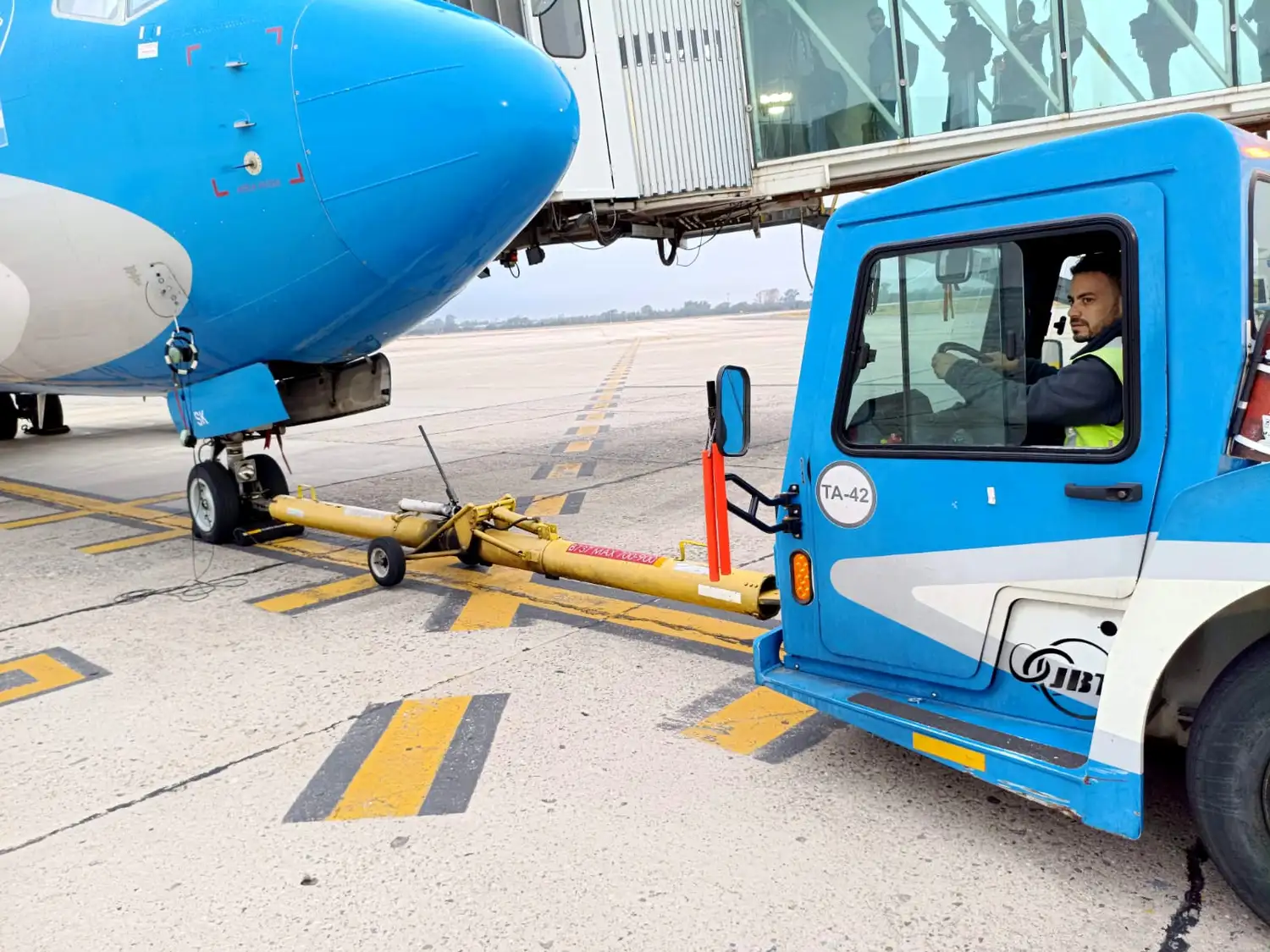 trabajador aeroportuario