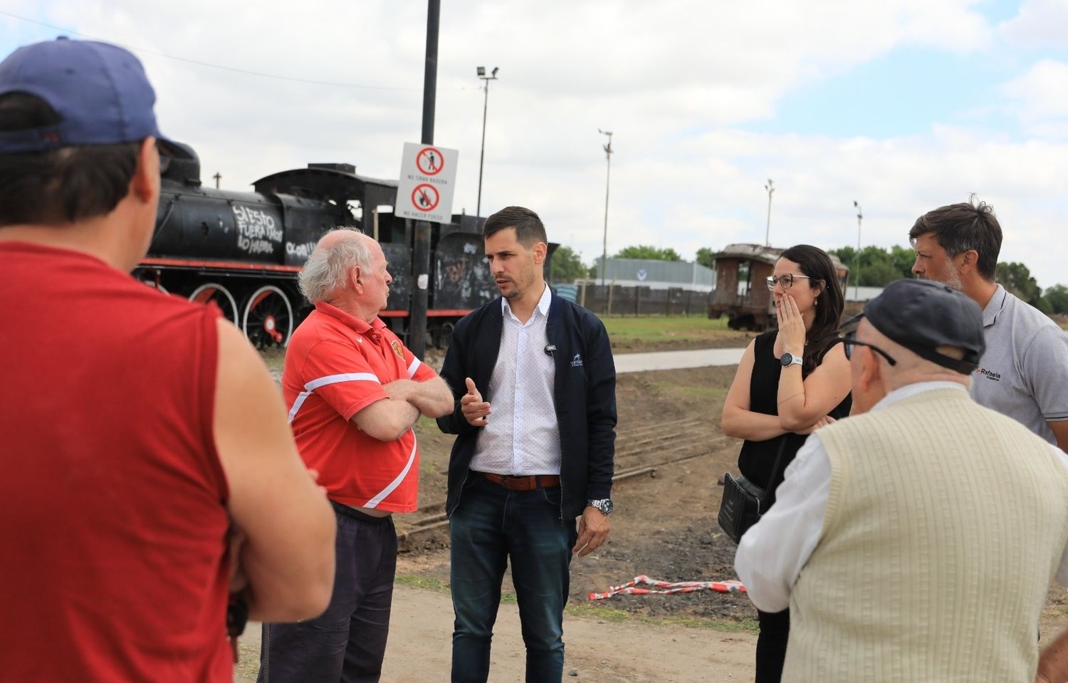 Viotti supervisó el avance de obra