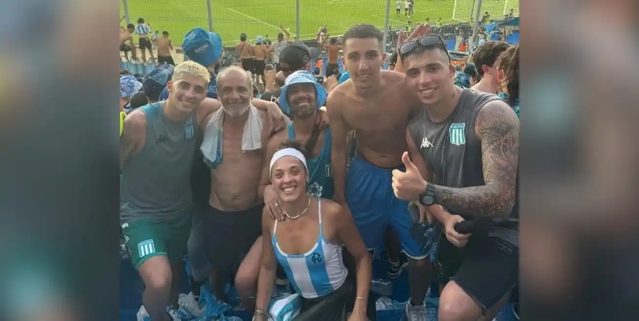 La familia Orguelt en La Olla de Asunción. La víctima, Pedro, se puede ver en el borde derecho de la foto. Gentileza.