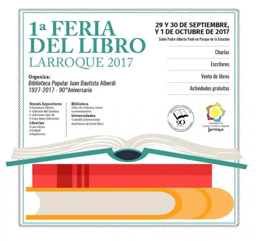 Pirmera Feria del Libro de Larroque 2017