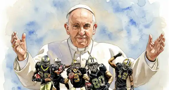 El "milagro del hashtag" en la NFL: cuando el papa Francisco y los Saints se conectaron
