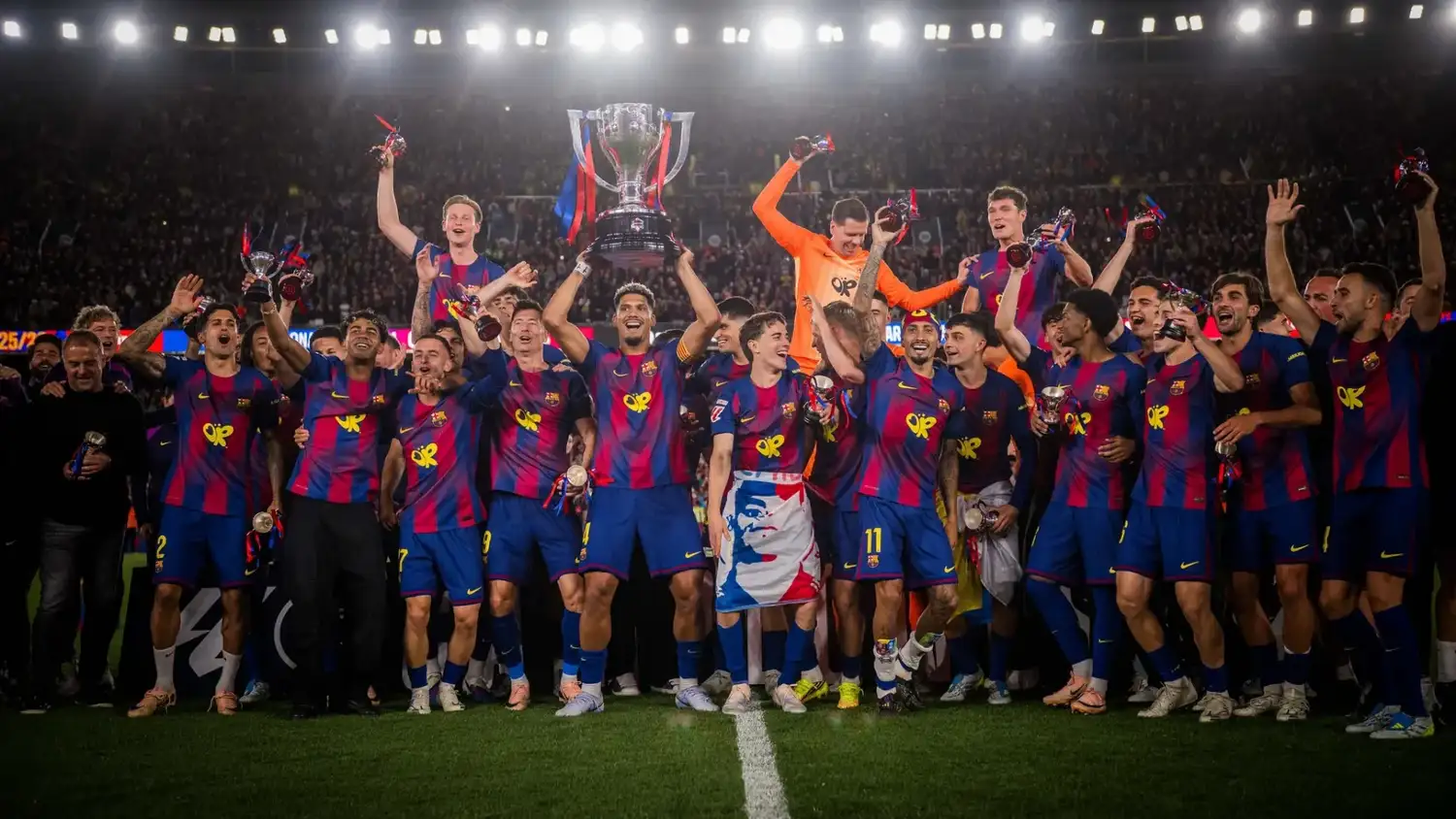 Barcelona disfruta un festejo especial.