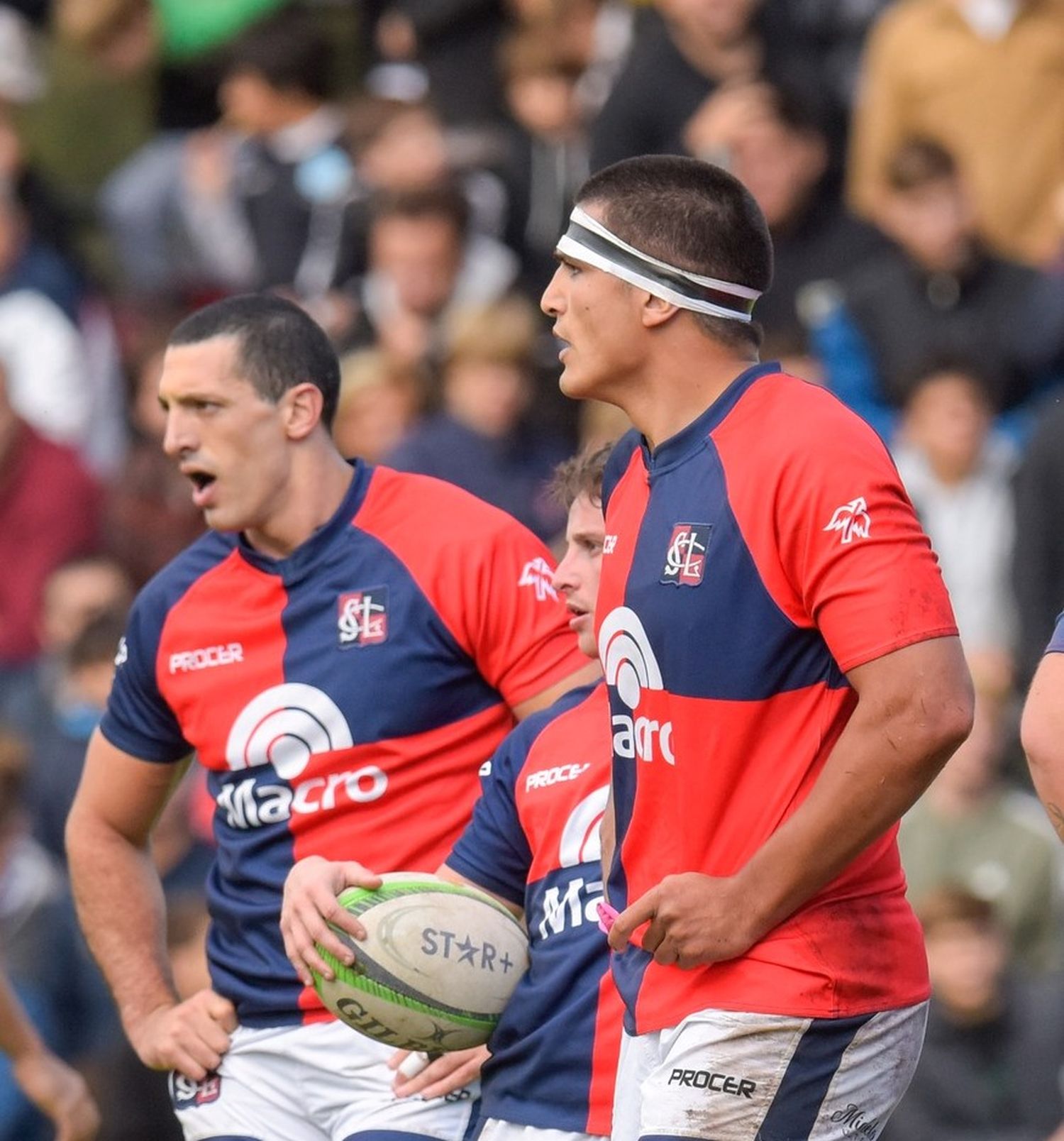 Ramiro Bruni anotó un try en la victoria de San Luis sobre Belgrano.