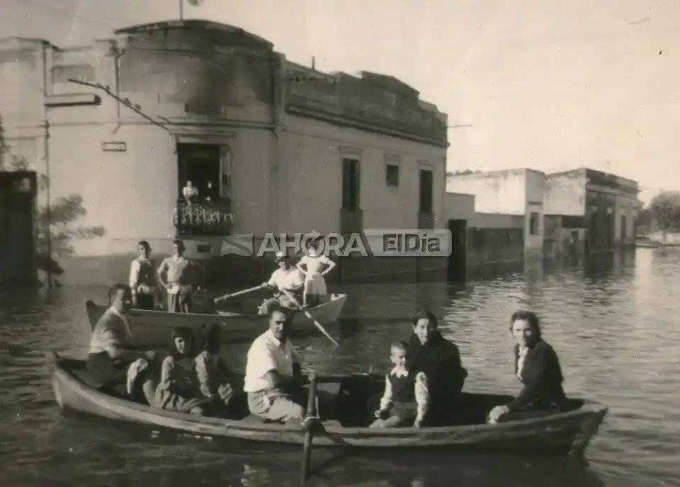 Foto: gentileza de Daniel Hernádez. Creciente del 1959
