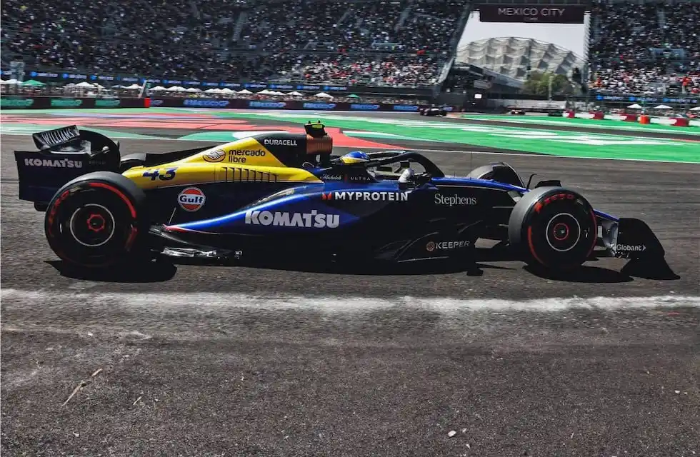 Franco Colapinto compite en el Gran Premio de México de la Fórmula 1