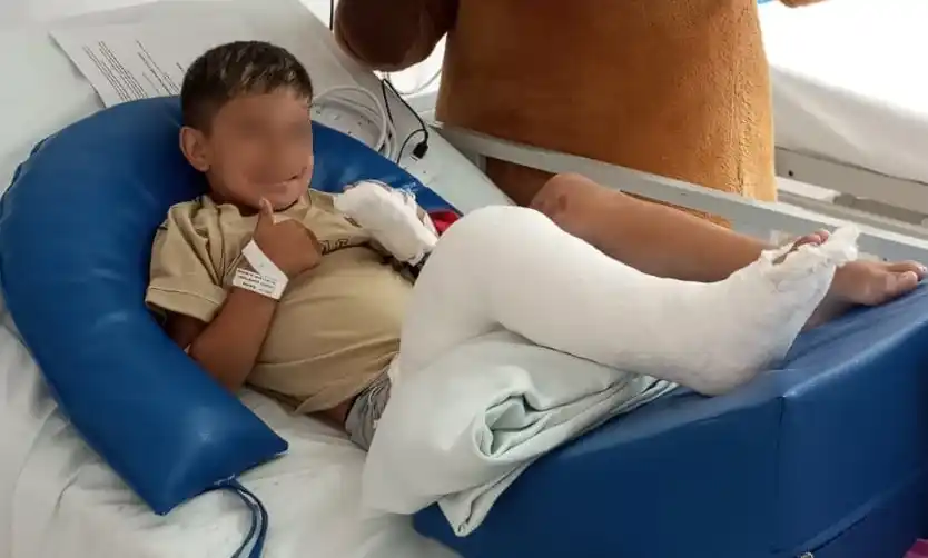 Piden la detención de un motociclista que atropelló a un nene en Del Viso