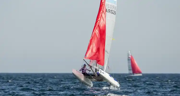 Eugenia Bosco cerró su participación en el Mundial de nacra 17