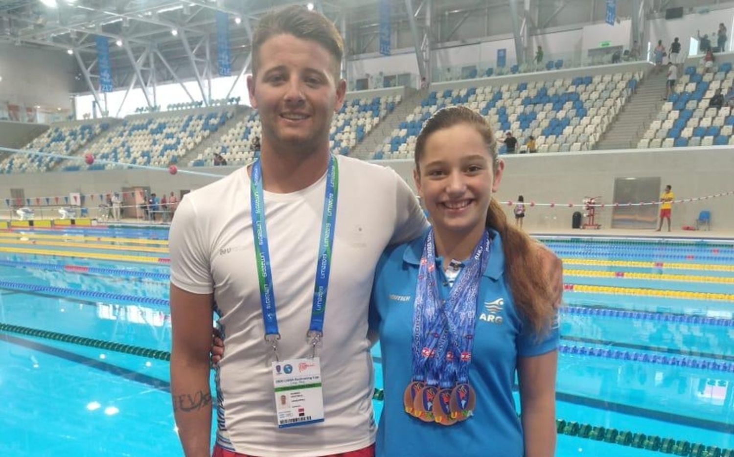 Desde Perú, Malena Toni volvió a poner a Mar del Plata en lo más alto de la natación