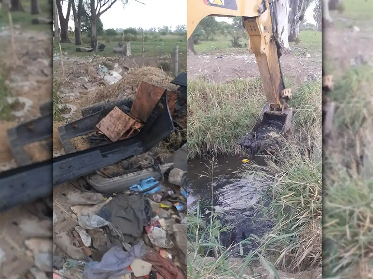 Repudiable: limpiaron canales y a los días arrojaron basura 