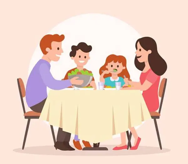 La importancia de la mesa familiar y la comida casera