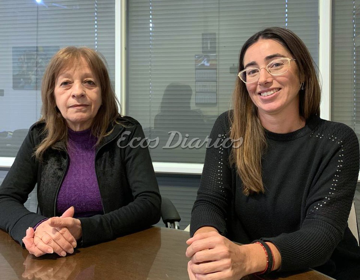 Funcionarias. Graciela Mamelucco y Rocío Zabaljáuregui