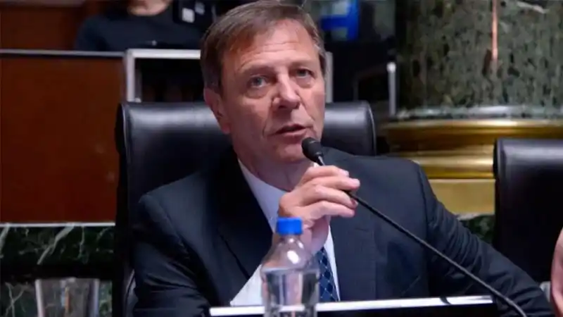 Oscar Zago, jefe del bloque libertario.