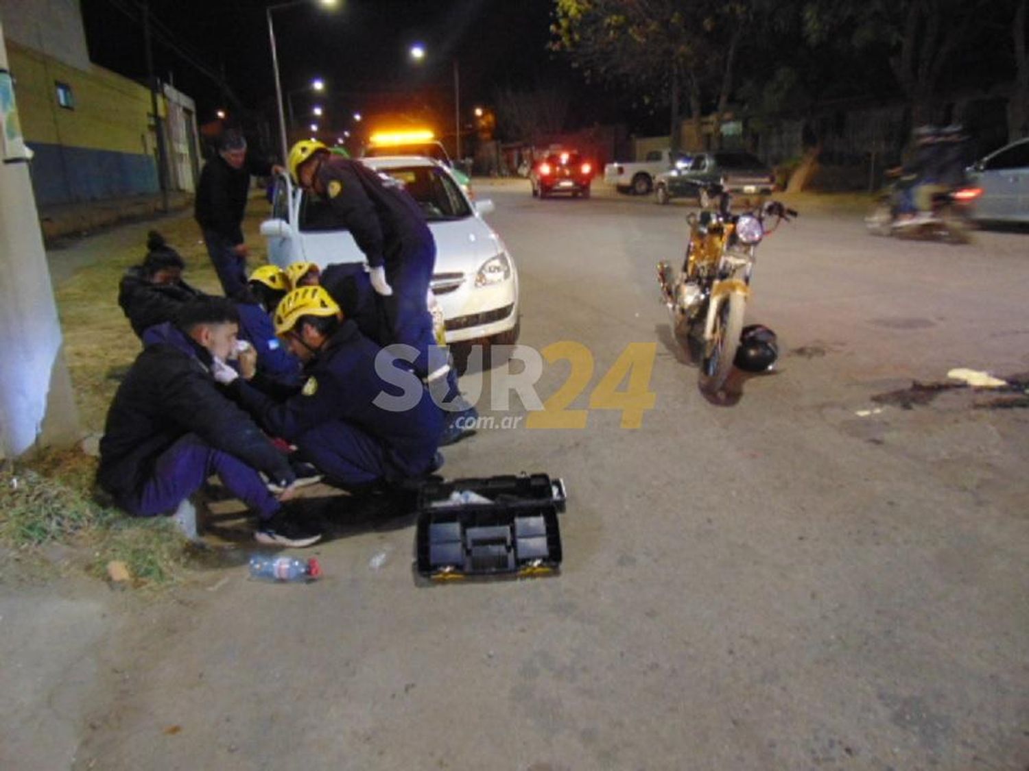 Venado Tuerto: dos lesionados en accidente entre moto y auto