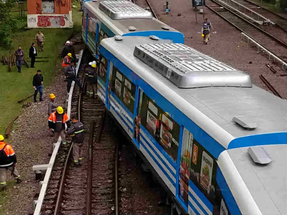 Descarriló tren cerca de la Terminal de Tigre