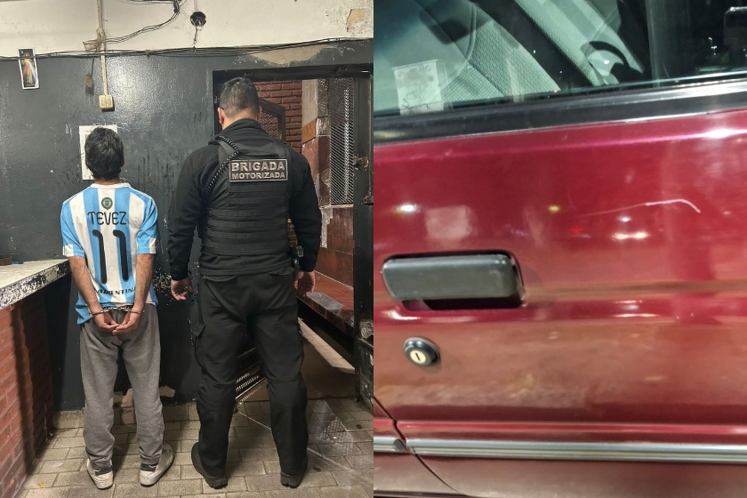 Detuvieron a un trapito que rayó un auto porque se negaron a pagarle $3.000 de tarifa.
