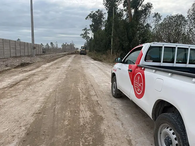Amplían redes de agua y cloacas y mejoran la playa de camiones
