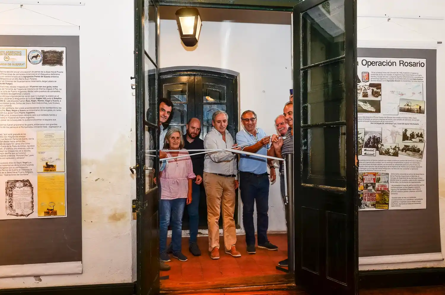 Quedó inaugurada formalmente la muestra sobre Malvinas en la Casa de Casco