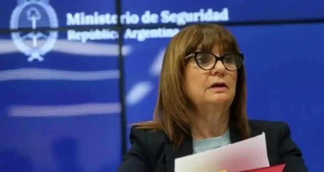 La Ministra de Seguridad de la Nación, Patricia Bullrich.