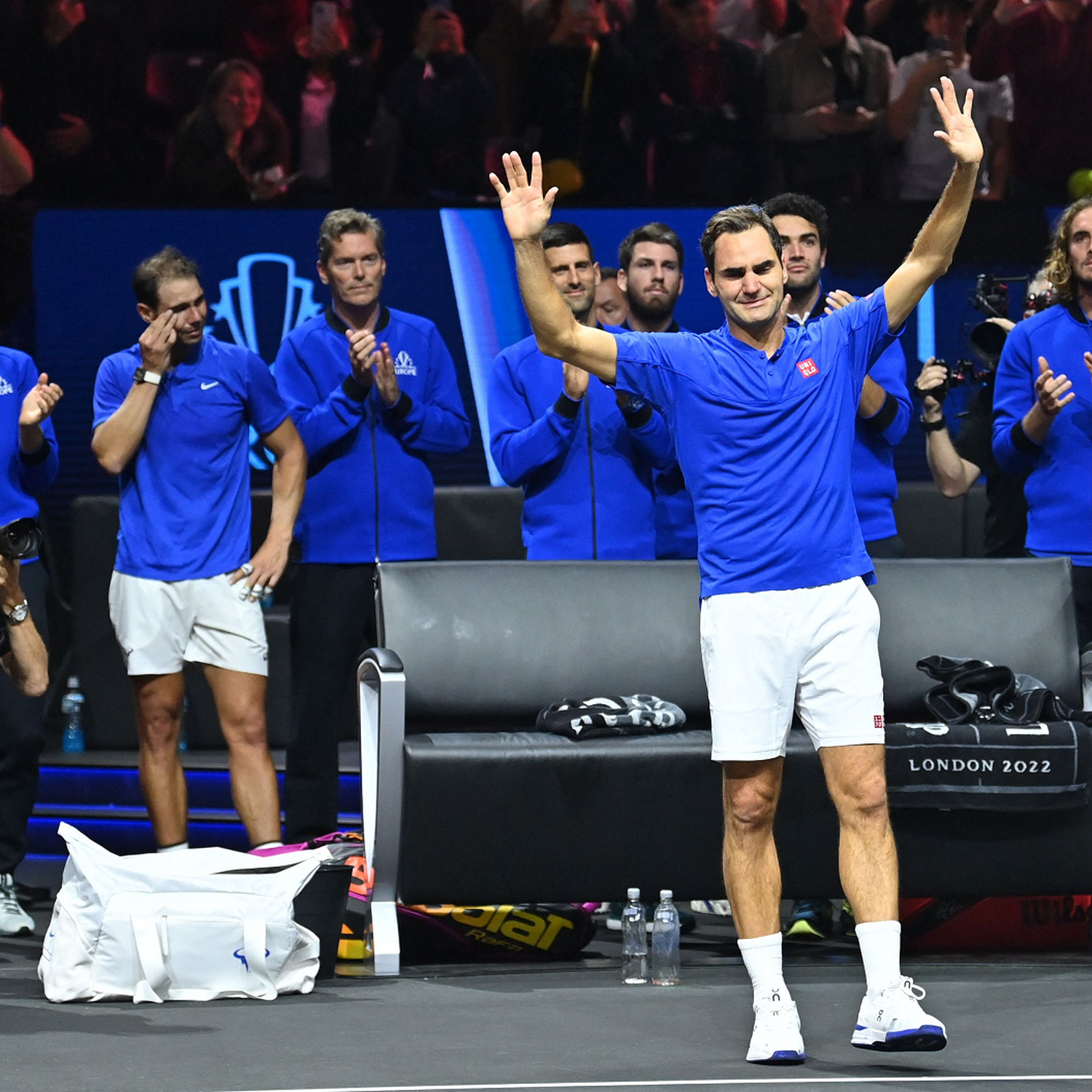 Federer perdió en el dobles junto a Nadal en su último partido como profesional