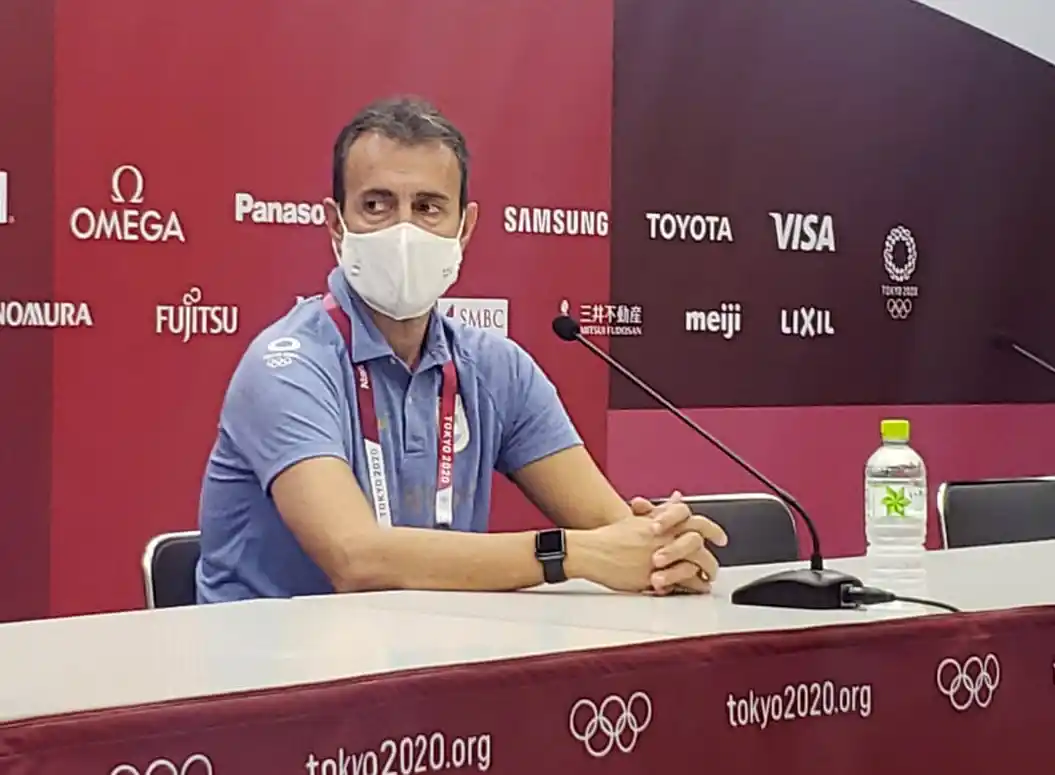Batista, entrenador del seleccionado argentino.