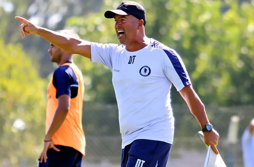 Mauricio Giganti, como entrenador de Alvarado