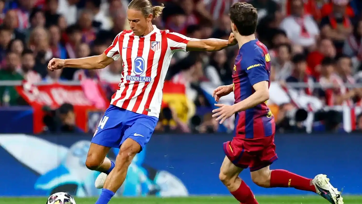 Atlético de Madrid pasó a Barcelona.