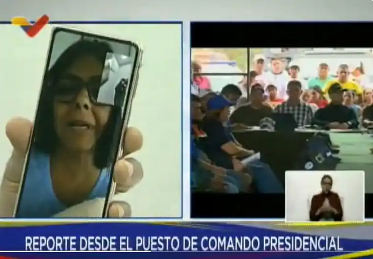 Delcy Rodríguez dice que salieron baratos: «EL ÁRBOL NOS GOLPEÓ MUY FUERTE» (+Video)