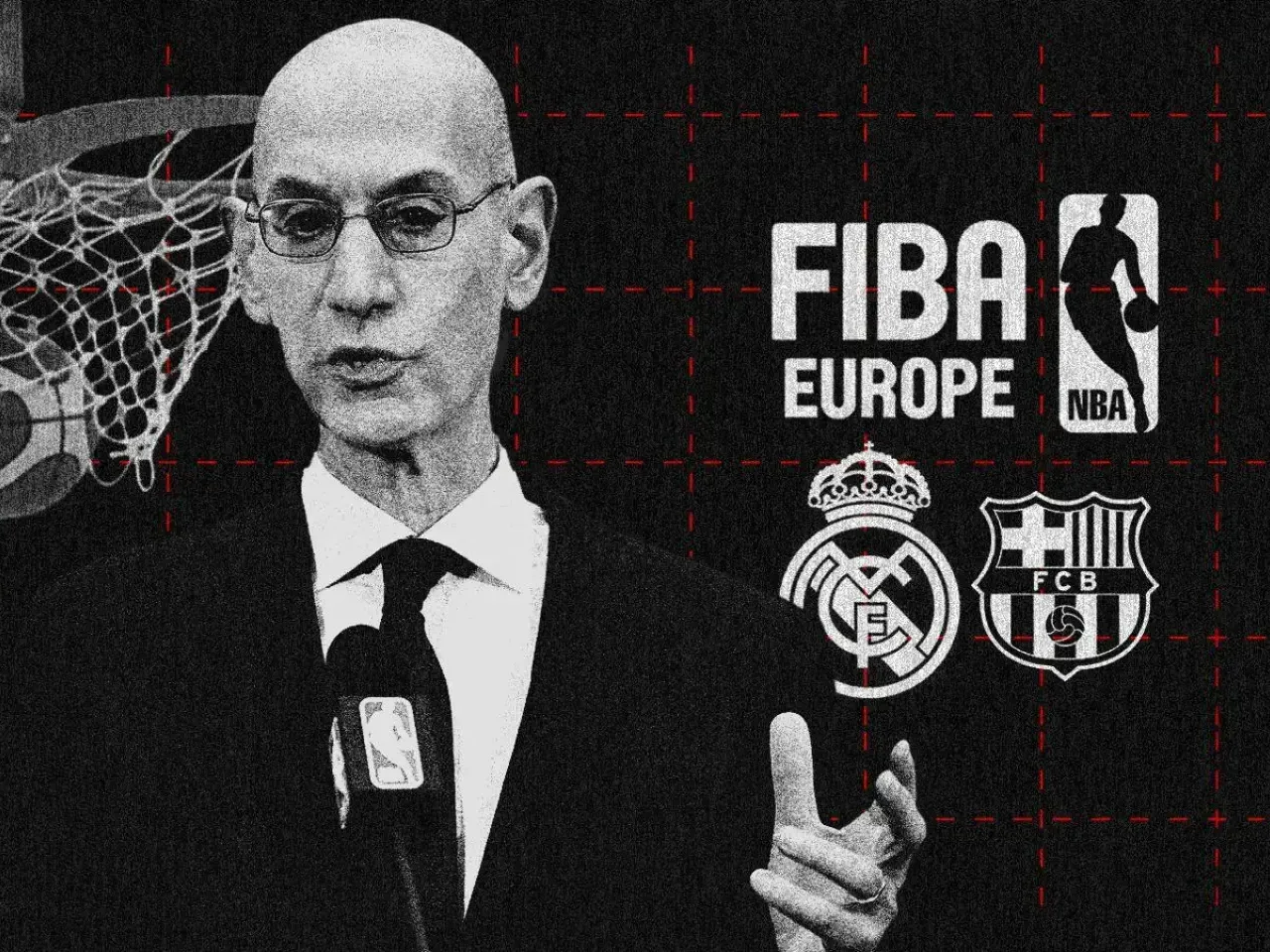 La NBA desembarca fuerte en Europa con varios partidos en los próximos años.Foto:Diseño EE