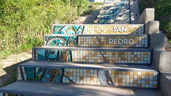 Inauguran un nuevo tramo en la escalera de Pescadores