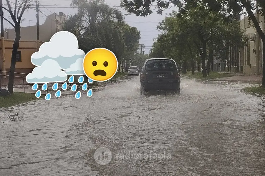 El alerta amarillo se cumplió y el agua llegó a Rafaela: ¿cuánto llovió?